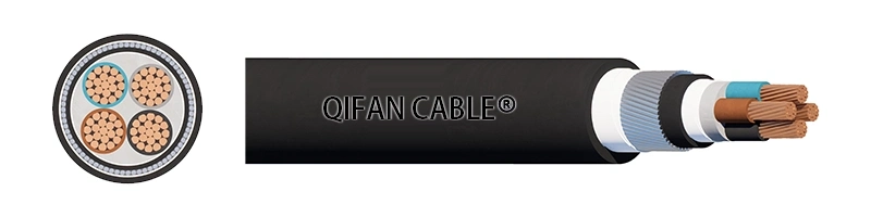 1kV multi core steel wire armoured cable